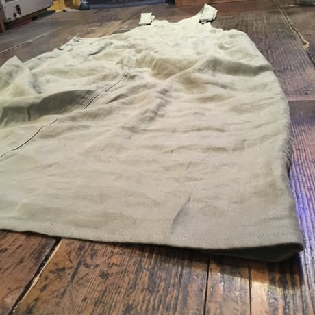 [USED] Eddie Bauer LINEN オーバーオールワンピ