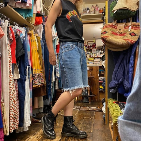 [USED] Levis 26505 CUTOFF DENIM / W31 made in USA！