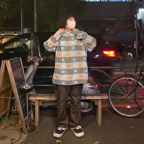 [USED] ヘビーネル グランパシャツ