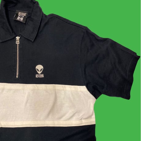 [USED] 90's BESCHWA👽 HALF ZIP sweat