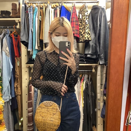[USED] ストローショルダーBAG🟠