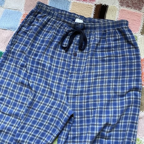 [USED]  ゆるチェック♡パジャマPANTS