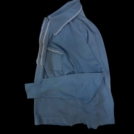 [USED] "PURITAN" VINTAGE blue knit