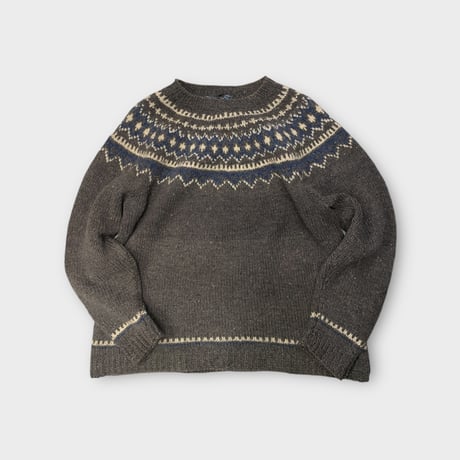 [USED]  ノルディック柄 KNIT
