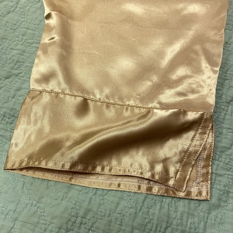 [USED] シャンパンゴールド🌟サテン パンツ