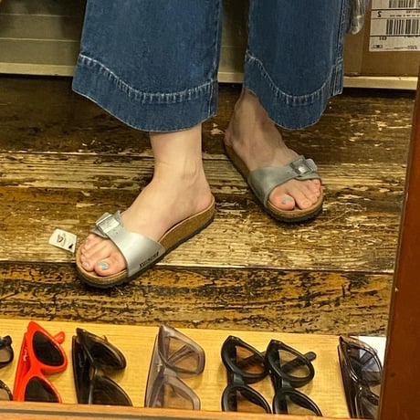 [USED] BIRKENSTOCK シルバーサンダル