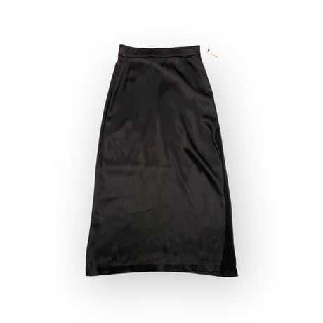 [USED] サテンのツヤツヤBLACKスカート