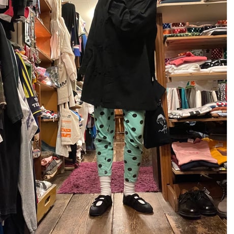 [USED]ドット🟢⚫️パンツ