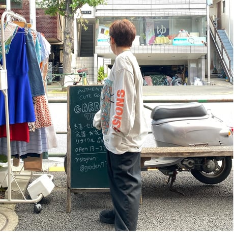 [USED] クリムト”flower Garden”プリントロンTee