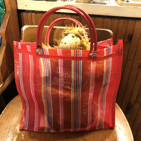 [USED] マルチストライプ メッシュBAG ♡