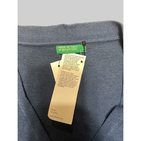 [DEADSTOCK] "BENETTON" カーディガン