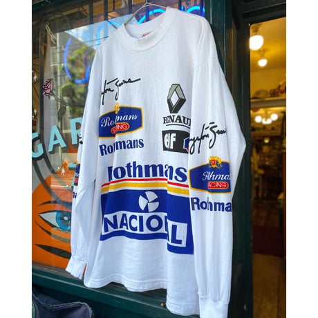 [DEADSTOCK] アイルトンセナ / ロスマンズ  ロンTee