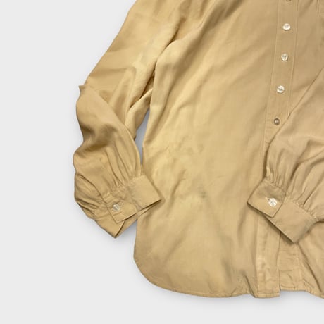 [USED] 80's IVORY SILK SHIRTS