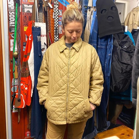 [USED] 60~70's EURO vintage 中綿キルティングJACKET