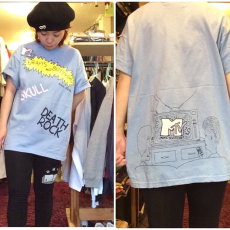 [USED]BEAVIS AND BUTT-HEADプリントTシャツ
