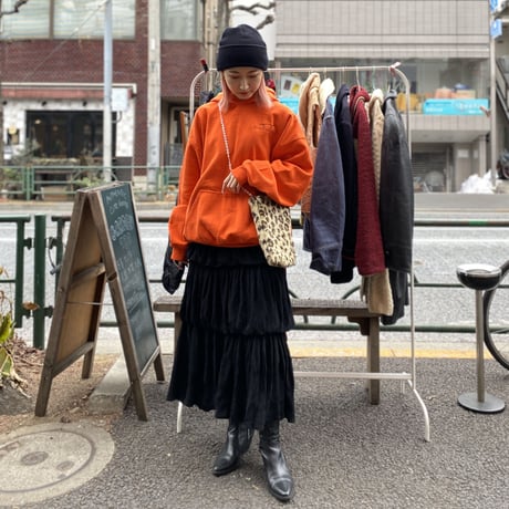 [USED] "Blue Foxx LLC." ORANGE PARKA🧡