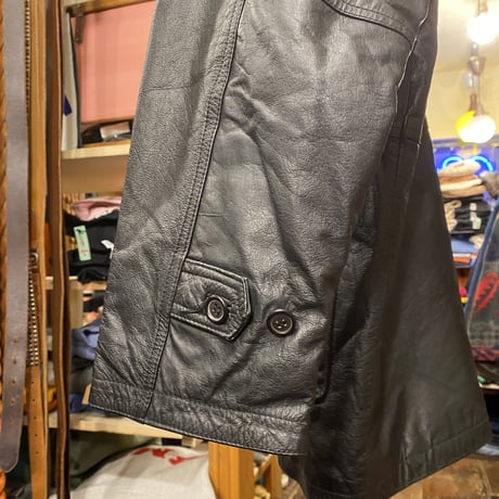 [USED] レザー CAR COAT