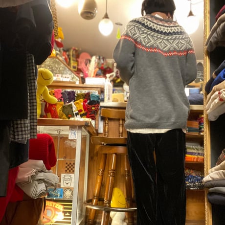 [USED]  ノルディック柄 ACRYL KNIT