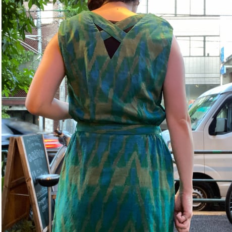 [USED] Greenノースリーブワンピース