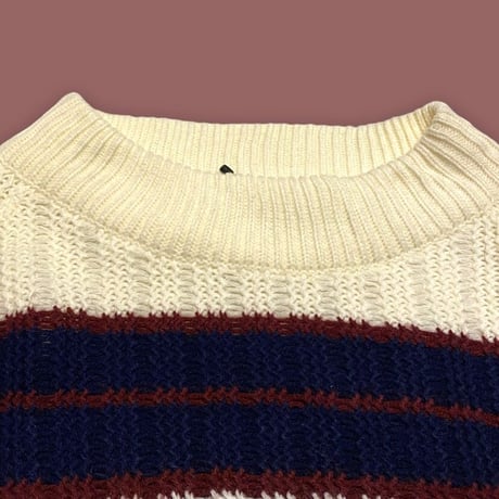 [USED] ざっくり♡ボーダー ACRYL KNIT