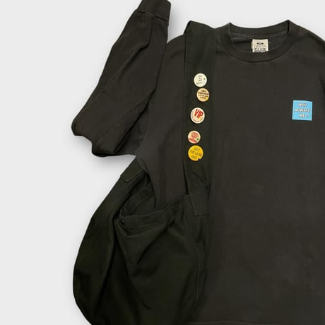 [USED] "WHY ALLWAYS ME?" ロンTee 2XL