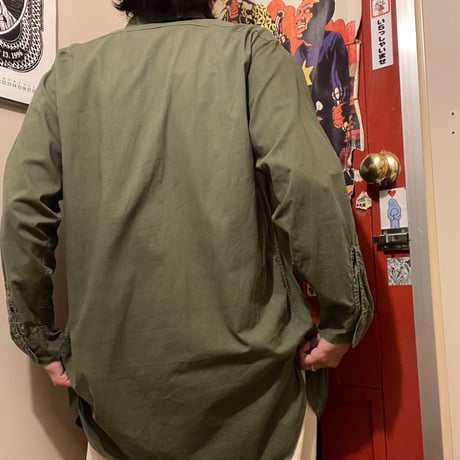 [VINTAGE] MILITARY風 L/S SHIRT