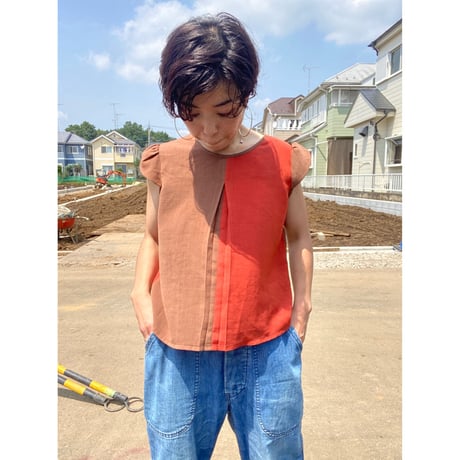 [USED]   2トーンカラーのノースリーブ