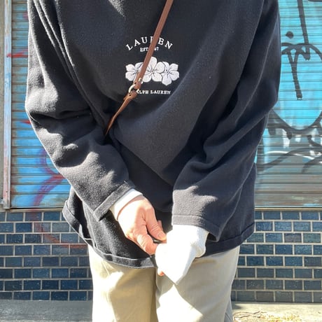 [USED] "LAUREN"ボートネック SWEAT