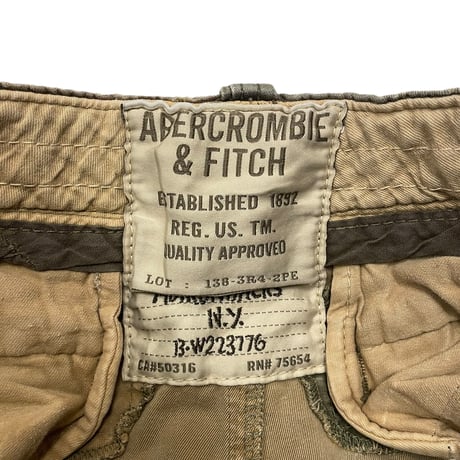 [USED] "ABERCROMBIE&FITCH" CAMOショーツ