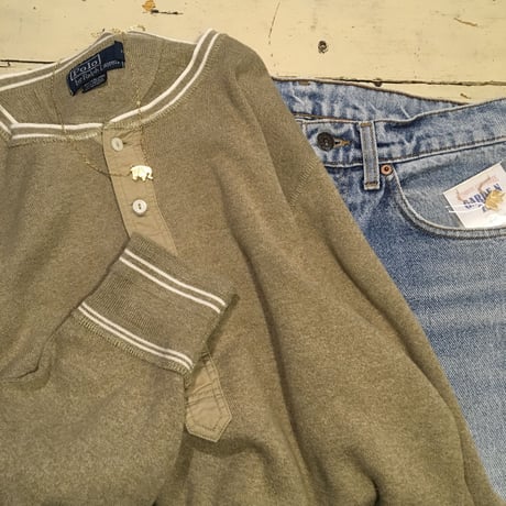 [USED]  "POLO Ralph Lauren "  ヘンリーネック トップス
