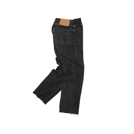 [USED] "Levi's 501" BLACK DENIM ！