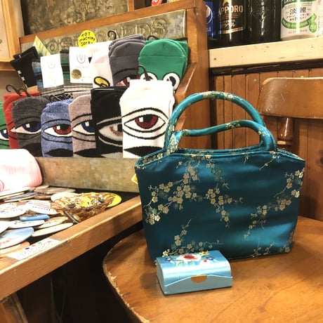 [USED] サテンCHINA ミニBAG❤️