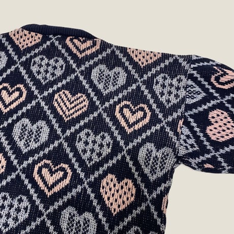 [USED] made in U.S.A. HEART ACRYL KNIT♡