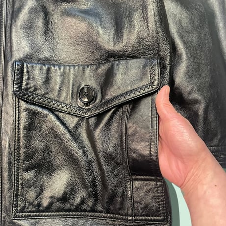 [USED] リアルレザーCAR COAT