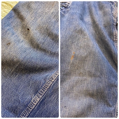 [USED]  60's "WASHINGTON DEE-CEE" DENIM OVER ALL