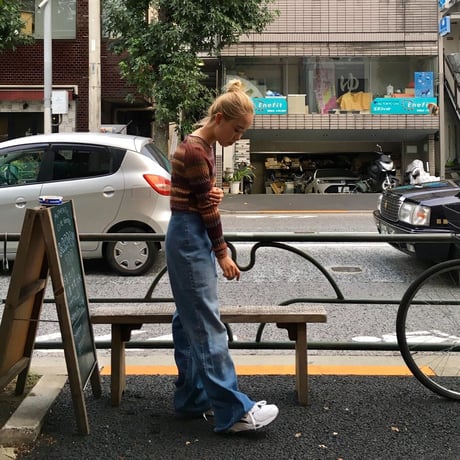[USED] 秋色Short Knit Tops