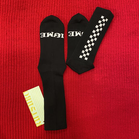 [I&ME × 坩堝]  BACK CHECKER SOCKS