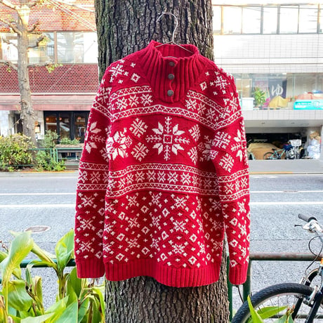 [USED]LAUREN Ralph Lauren ノルディック柄ニット