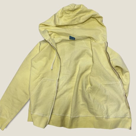 [USED] made in U.S.A. YELLOW ZIP-UP PARKA🌼