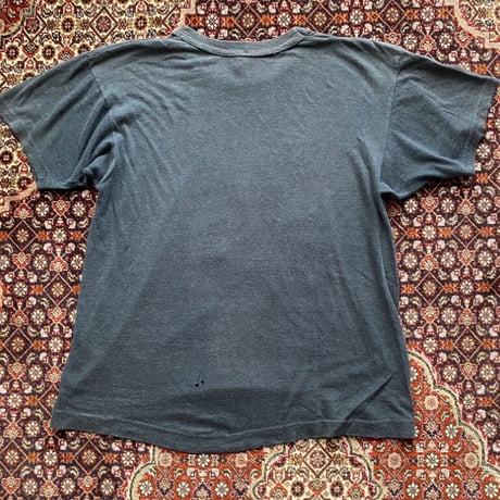 [USED] vintage 褪せBLK プリントTee