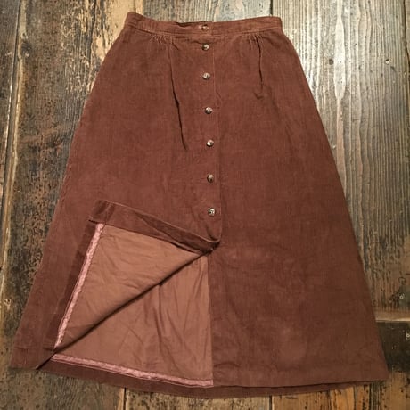 [USED] 秋色コーデュロイスカート