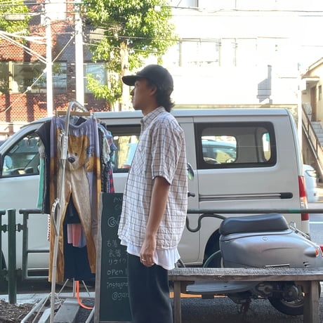 [USED] BURCARDI COTTON チェックシャツ