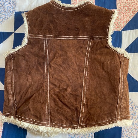 [USED] KIDS♡ SUEDE BOA VEST