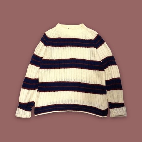 [USED] ざっくり♡ボーダー ACRYL KNIT