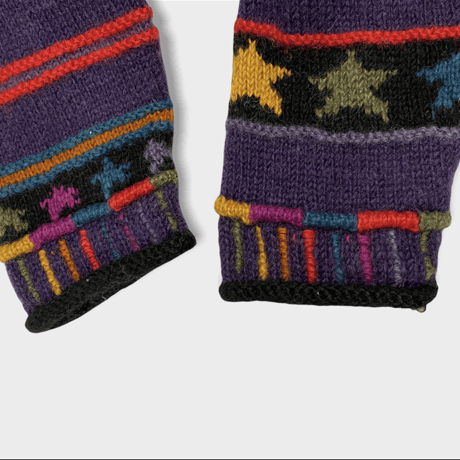 [USED] レインボー🌟WOOL KNIT カーディガン