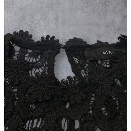 [USED] Black lace TOPS