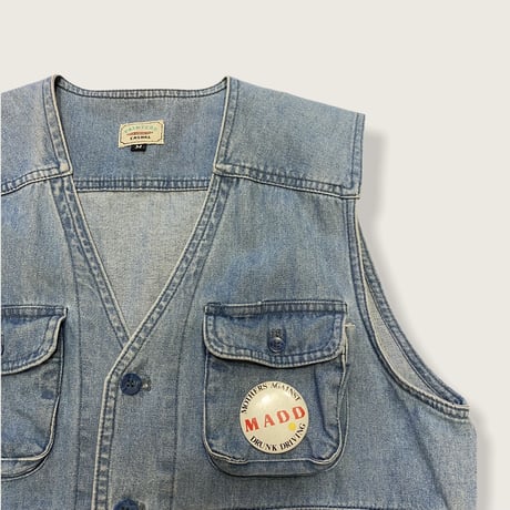 [USED] 4POCKET DENIM VEST！