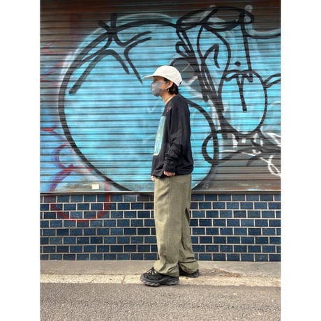 [USED]  春WOOL 2タック スラックス