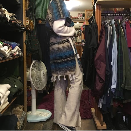 [USED] メキシカンラグ ポンチョ