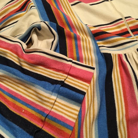 [USED]  70's ストライプ ワンピース